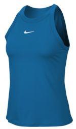 Тенісна майка жіноча Nike Court Dry Tank valerian blue/white