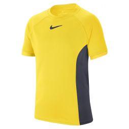 Тенісна футболка дитяча Nike Court Dry T-Shirt Boy opti yellow/gridiron Тенісна футболка дитяча Nike Court Dry T-Shirt Boy opti yellow/gridiron