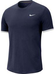 Тенісна футболка чоловіча Nike Court Top SS obsidian/white/white