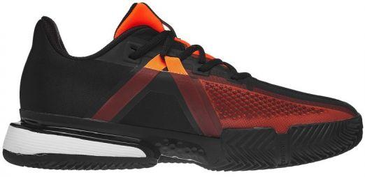 Тенісні кросівки чоловічі Adidas SoleMatch Bounce M ГРУНТ core black/core black/solar orange Тенісні кросівки чоловічі Adidas SoleMatch Bounce M ГРУНТ core black/core black/solar orange
