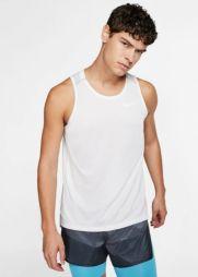 Спортивна майка чоловіча Nike Miler Tank Top white/silver