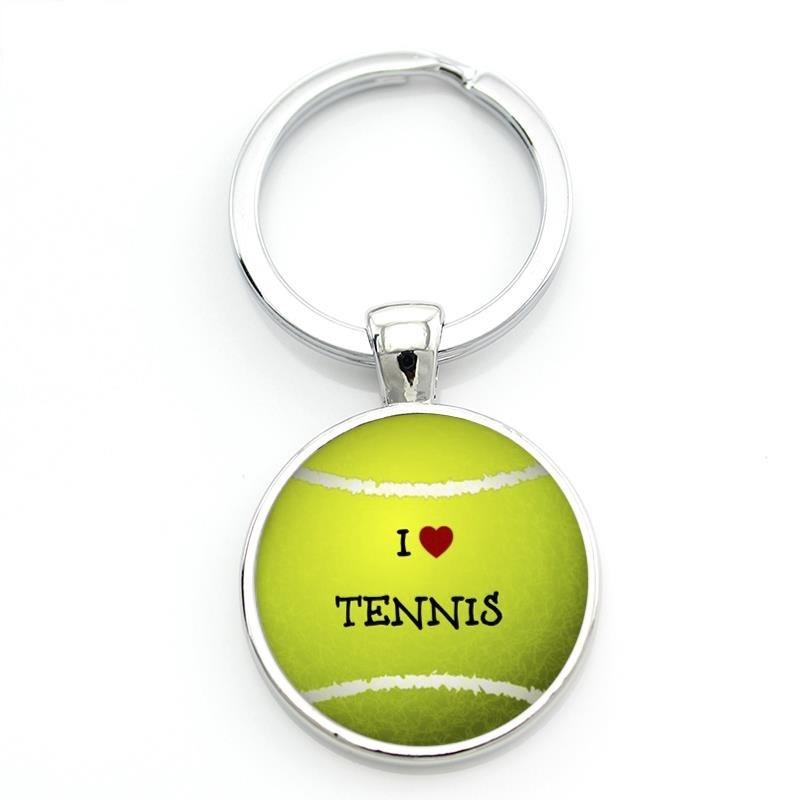 Брелок I Love Tennis keychain ring holder