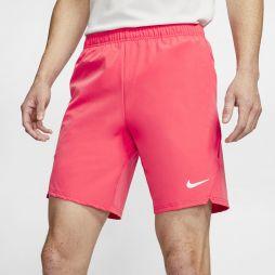 Тенісні шорти чоловічі Nike Flex Ace 9IN Short ember glow/ember glow/white