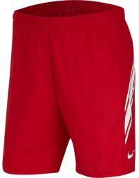 Теннисные шорты мужские Nike Court Dry 9in Short gym red/white/gym red/white