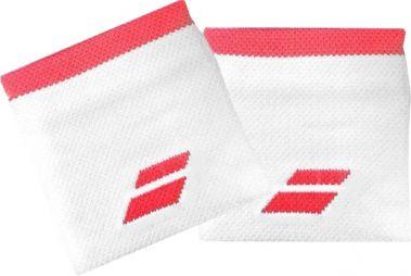 Напульсник Babolat Logo Wristband white/fluo strike