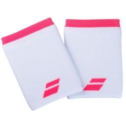 Напульсник Babolat Logo Jumbo Wristband white/fluo strike