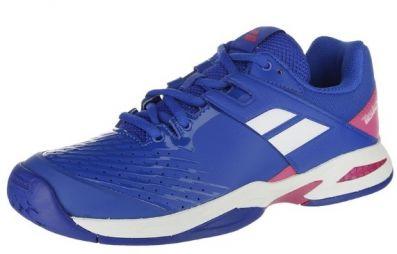 Дитячі тенісні кросівки Babolat Propulse All Court Junior blue/pink Дитячі тенісні кросівки Babolat Propulse All Court Junior blue/pink