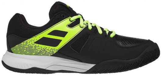 Тенісні кросівки чоловічі Babolat Cud Pulsion Грунт black/volt Тенісні кросівки чоловічі Babolat Cud Pulsion Грунт black/volt