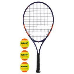 Теннисная ракетка детская Babolat Roland Garros (25) dark blue/orange
