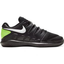 Детские теннисные кроссовки Nike Air Zoom Vapor 10 HC Jr black/white/volt Детские теннисные кроссовки Nike Air Zoom Vapor 10 HC Jr black/white/volt