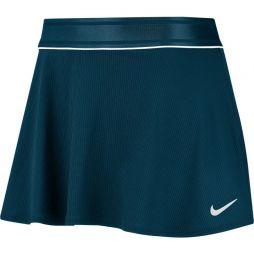 Тенісна спідничка жіноча Nike Court Dry Flounce Skirt valerian blue/white/white