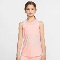 Тенісна майка дитяча Nike Court Girls Dry Tank washed coral/white/white/white Тенісна майка дитяча Nike Court Girls Dry Tank washed coral/white/white/white