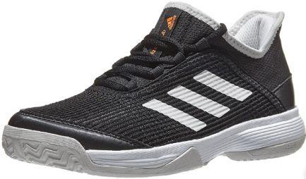 Дитячі тенісні кросівки adidas Adizero Club Junior black/white/grey one Дитячі тенісні кросівки adidas Adizero Club Junior black/white/grey one