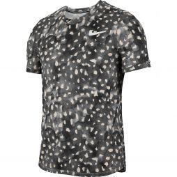 Теннисная футболка мужская Nike Court Challenger Top SS MB NT1 gridiron/gridiron/white