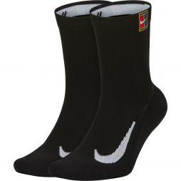 Носки тенісні Nike Multiplier Crew 2PR Cushioned 2 пари black/black Носки тенісні Nike Multiplier Crew 2PR Cushioned 2 пари black/black