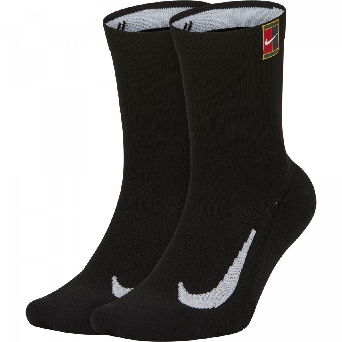 Носки тенісні Nike Multiplier Crew 2PR Cushioned 2 пари black/black