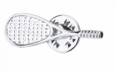 Запонка Tennis racket Men Silver