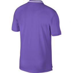 Теннисная футболка мужская Nike Court Dry Pique Polo psychic purple/white/psychic purple