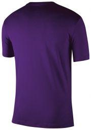 Теннисная футболка мужская Nike Court Tee Tennis GFX purple/volt