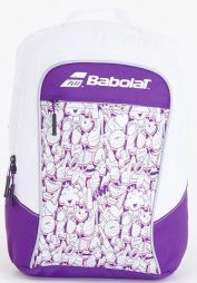 Теннисный рюкзак детский Babolat Backpack Junior Club white/purple Теннисный рюкзак детский Babolat Backpack Junior Club white/purple