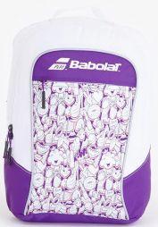 Теннисный рюкзак детский Babolat Backpack Junior Club white/purple Теннисный рюкзак детский Babolat Backpack Junior Club white/purple