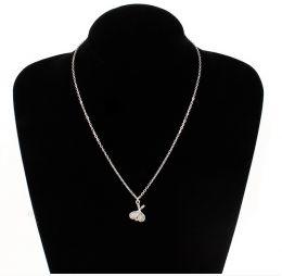 Ланцюжок Double Tennis Racket Silver