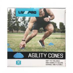 Координационные фишки LivePro Agility Cones - 12 шт.