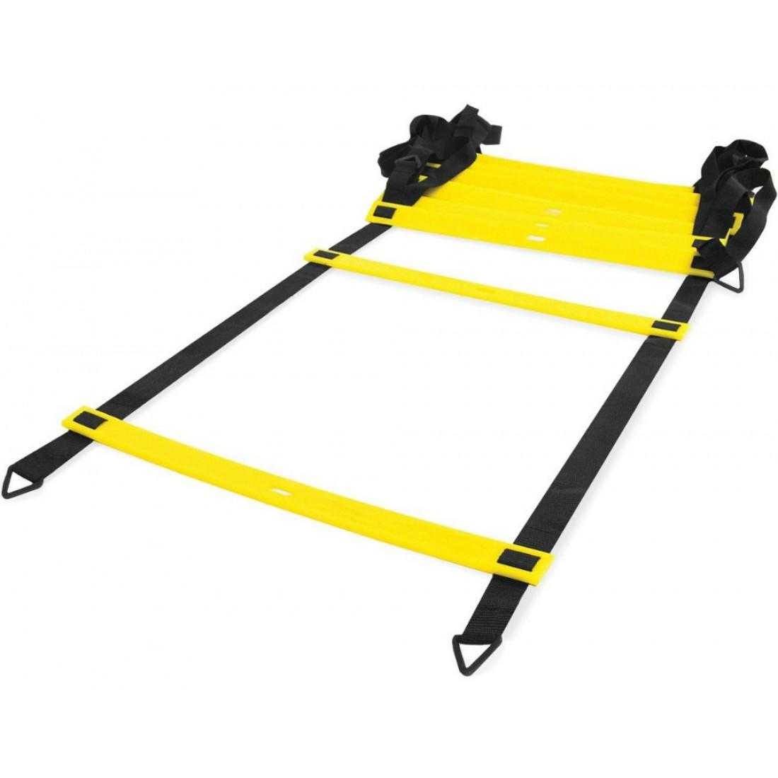 Координаційна драбинка LiveUp Agility Ladder (8 m) black/yellow