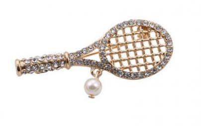 Брошка Fashion Women Racket Brooch