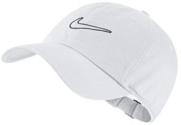 Тенісна кепка Nike H86 Essential Swoosh Cap white/white