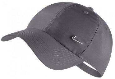 Тенісна кепка Nike H86 Metal Swoosh Cap gunsmoke/metallic silver