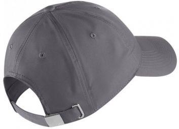 Тенісна кепка Nike H86 Metal Swoosh Cap gunsmoke/metallic silver