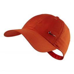 Тенісна кепка Nike H86 Metal Swoosh Cap orange/metallic silver