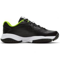 Дитячі тенісні кросівки Nike Jr Court Lite 2 black/white/volt Дитячі тенісні кросівки Nike Jr Court Lite 2 black/white/volt