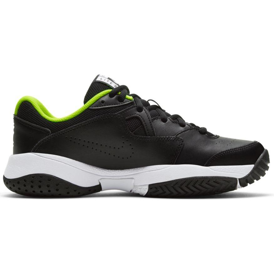 Дитячі тенісні кросівки Nike Jr Court Lite 2 black/white/volt