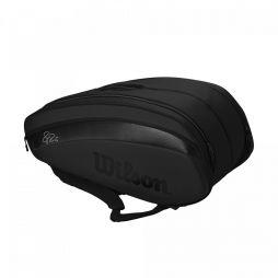 Теннисная сумка Wilson Federer DNA 12 Pk Bag black/black