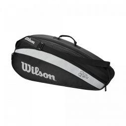 Теннисная сумка Wilson Fed Team 3 Pk Bag black/grey