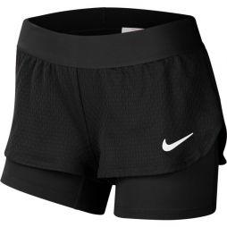 Тенісні шорти дитячі Nike Girls Court Flex Short black/white Тенісні шорти дитячі Nike Girls Court Flex Short black/white