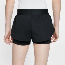 Тенісні шорти дитячі Nike Girls Court Flex Short black/white Тенісні шорти дитячі Nike Girls Court Flex Short black/white