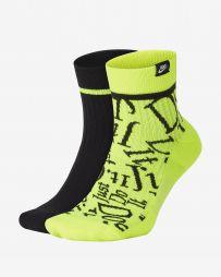Носки тенісні Nike Snkr Sox Ankle 2PR 2 пары multicolor