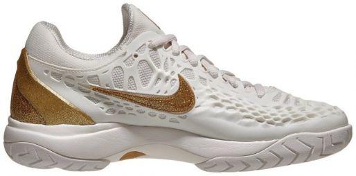 Тенісні кросівки жіночі Nike WMNS Air Zoom Cage 3 HC phantom/metallic gold Тенісні кросівки жіночі Nike WMNS Air Zoom Cage 3 HC phantom/metallic gold