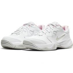 Дитячі тенісні кросівки Nike Jr Court Lite 2 white/photon dust/pink foam Дитячі тенісні кросівки Nike Jr Court Lite 2 white/photon dust/pink foam