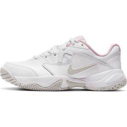 Дитячі тенісні кросівки Nike Jr Court Lite 2 white/photon dust/pink foam Дитячі тенісні кросівки Nike Jr Court Lite 2 white/photon dust/pink foam
