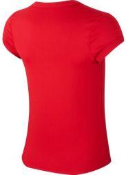 Тенісна футболка жіноча Nike Court Top gym red/gym red/white