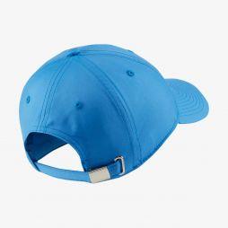 Тенісна кепка Nike H86 Metal Swoosh Cap pacific blue/metallic silver