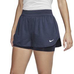 Тенісні шорти жіночі Nike Court W Dry Flex Elevated Essential Short obsidian/white