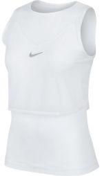 Тенісна майка жіноча Nike Court Elevated Essential Dry Tank white/black