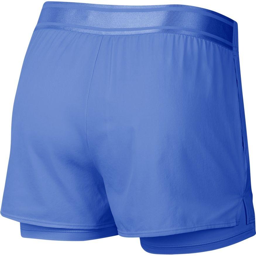 Теннисные шорты женские Nike Court Flex Short royal pulse/white