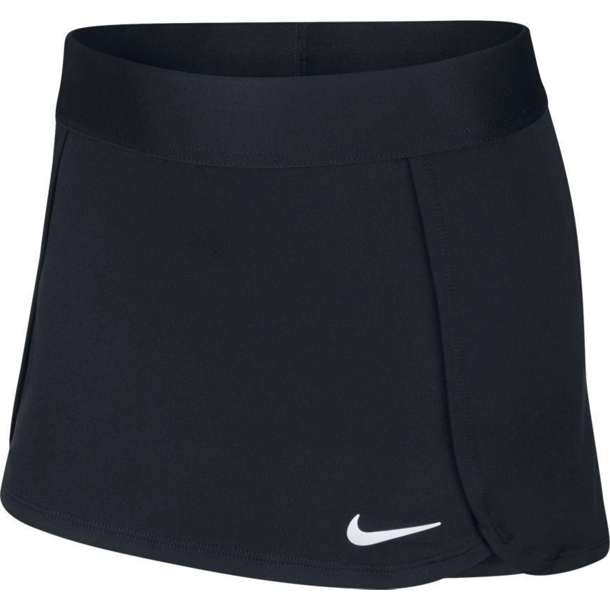 Теннисная юбка детская Nike Court Skirt STR black/white