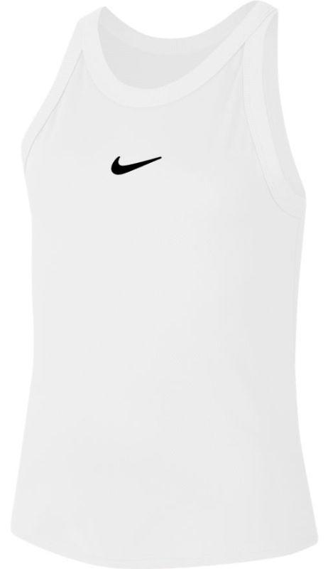 Теннисная майка детская Nike Court Dry Tank white/black